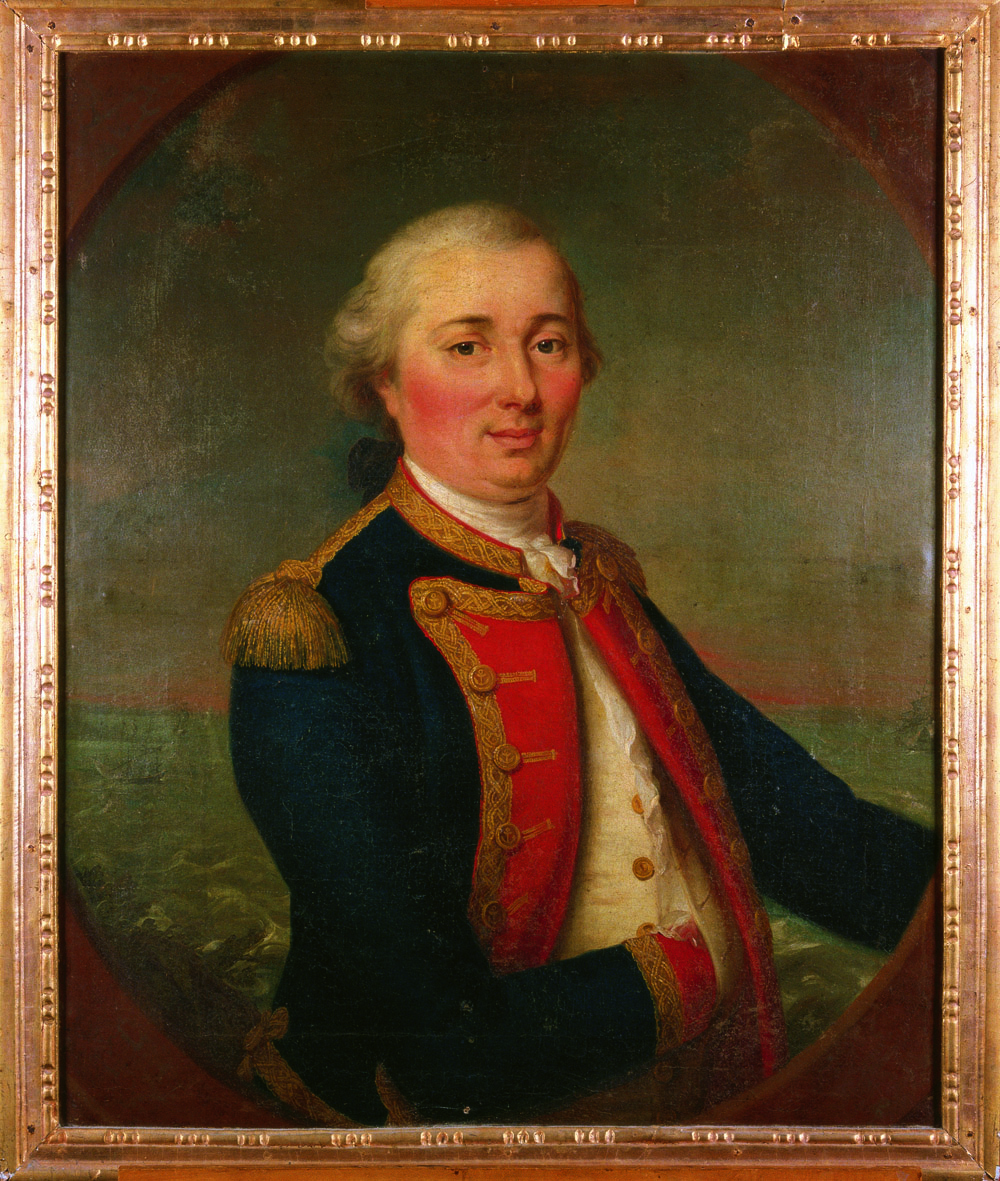 06 Portrait de Joseph Armand Coudre Lacoudrais 1751 1789 capitaine de navire Honfleur musée de la Marine. Illustria